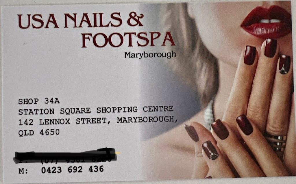 USA NAILS & FOOTSPA | A&M Investment Pty Ltd, 142 Lennox St, Maryborough QLD 4650, Australia | Phone: (07) 4301 8220