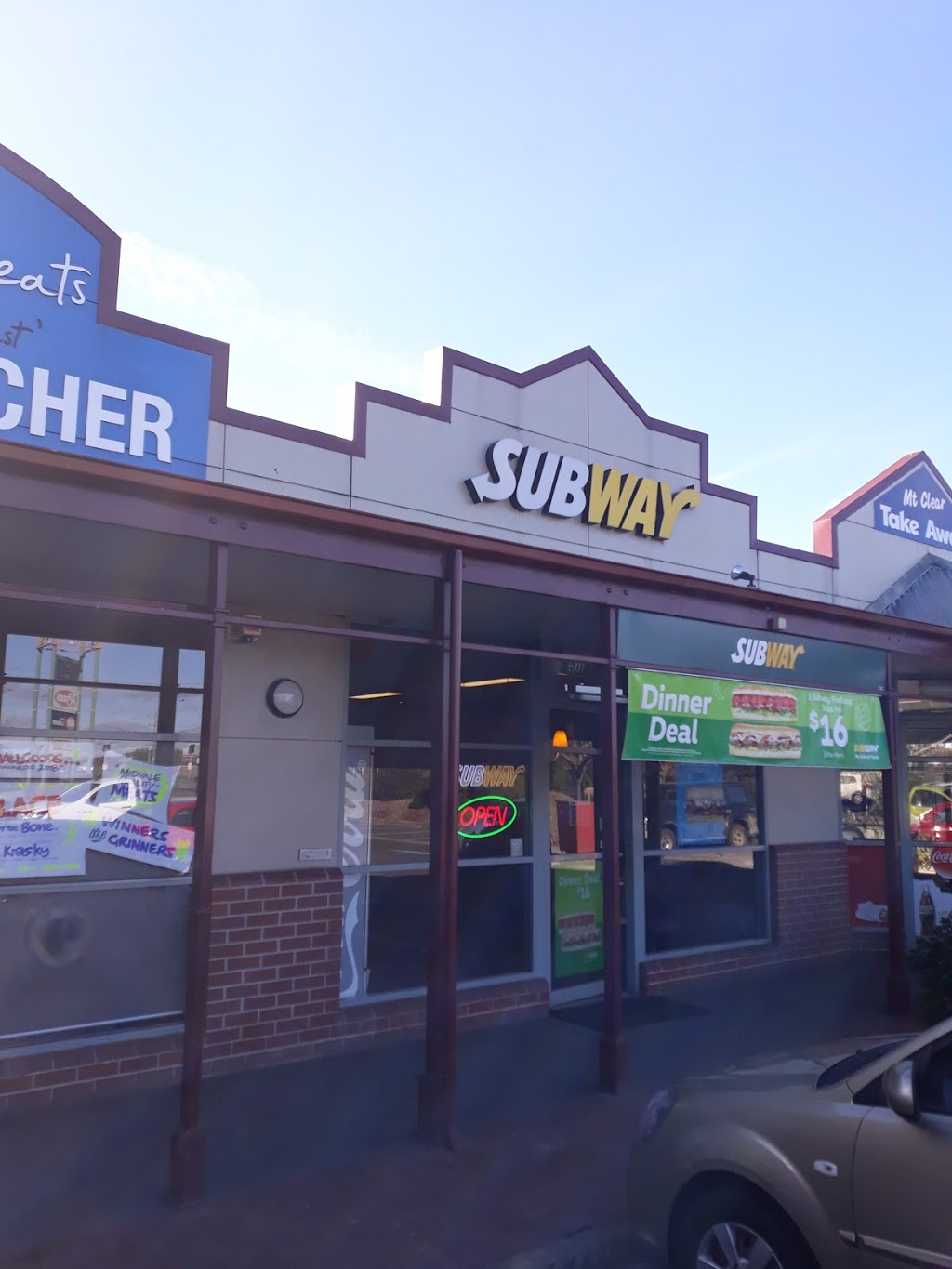 Subway® Restaurant | Shop 11/1172-1174 Geelong Rd, Mount Clear VIC 3350, Australia | Phone: (03) 5330 3619