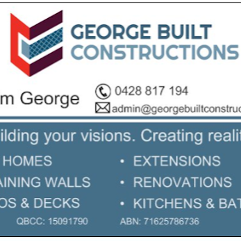 George Built Constructions | home goods store | 5 Caithness Ct, Middle Ridge QLD 4350, Australia | 0428817194 OR +61 428 817 194