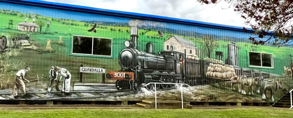 Quandialla Memorial Hall Mural | 12 Second St, Quandialla NSW 2721, Australia | Phone: (02) 6343 2059