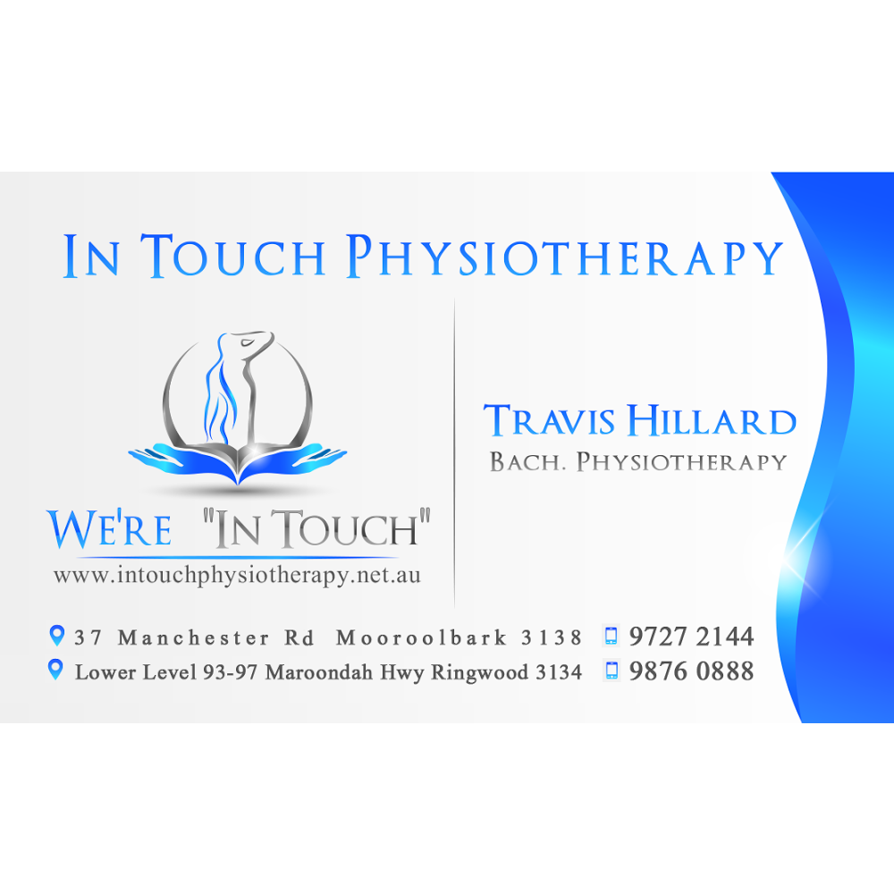 In Touch Physiotherapy | 37-39 Manchester Rd, Mooroolbark VIC 3138, Australia | Phone: (03) 9727 2144