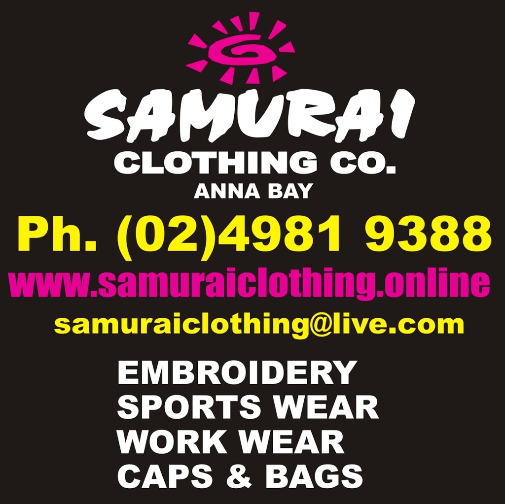 Samurai Clothing | clothing store | 8 Gordon Cl, Anna Bay NSW 2316, Australia | 0249819388 OR +61 2 4981 9388