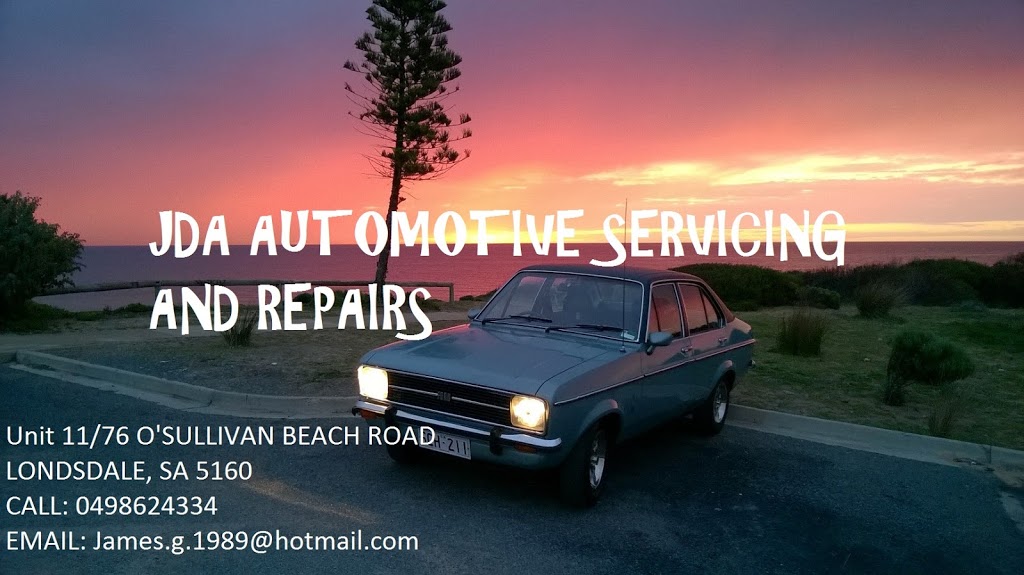JDA Automotive Servicing and Repairs | car repair | 11/76 OSullivan Beach Rd, Lonsdale SA 5160, Australia | 0498624334 OR +61 498 624 334