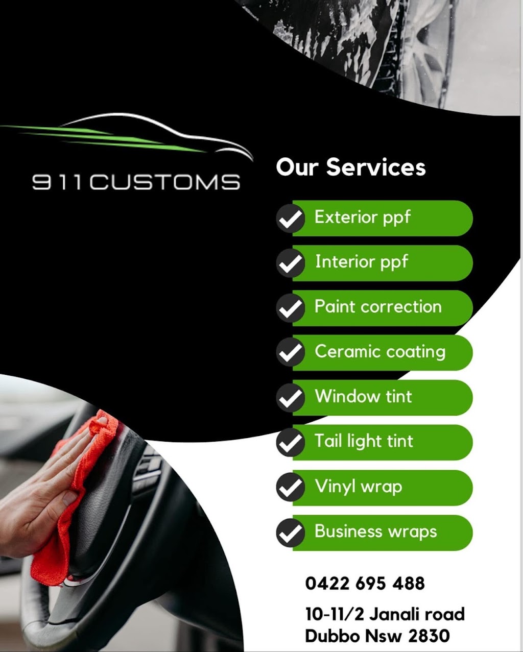 911 Customs | 10/2 Jannali Rd, Dubbo NSW 2830, Australia | Phone: 0422 695 488
