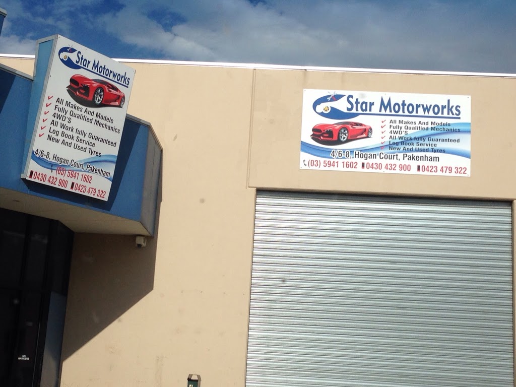 Star Motorworks | car repair | 4/6-8 Hogan Ct, Pakenham VIC 3810, Australia | 0359411602 OR +61 3 5941 1602