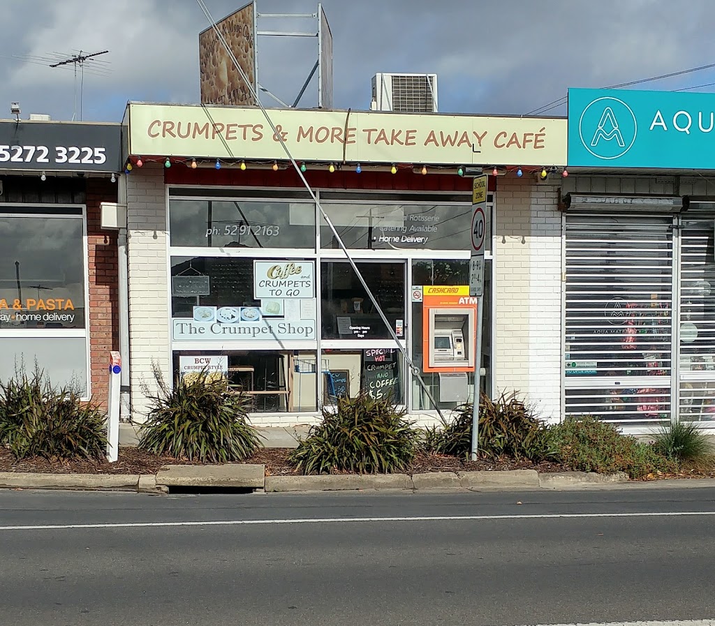 Crumpets and More Cafe | 3 Minerva Rd, Herne Hill VIC 3218, Australia | Phone: 0438 073 703