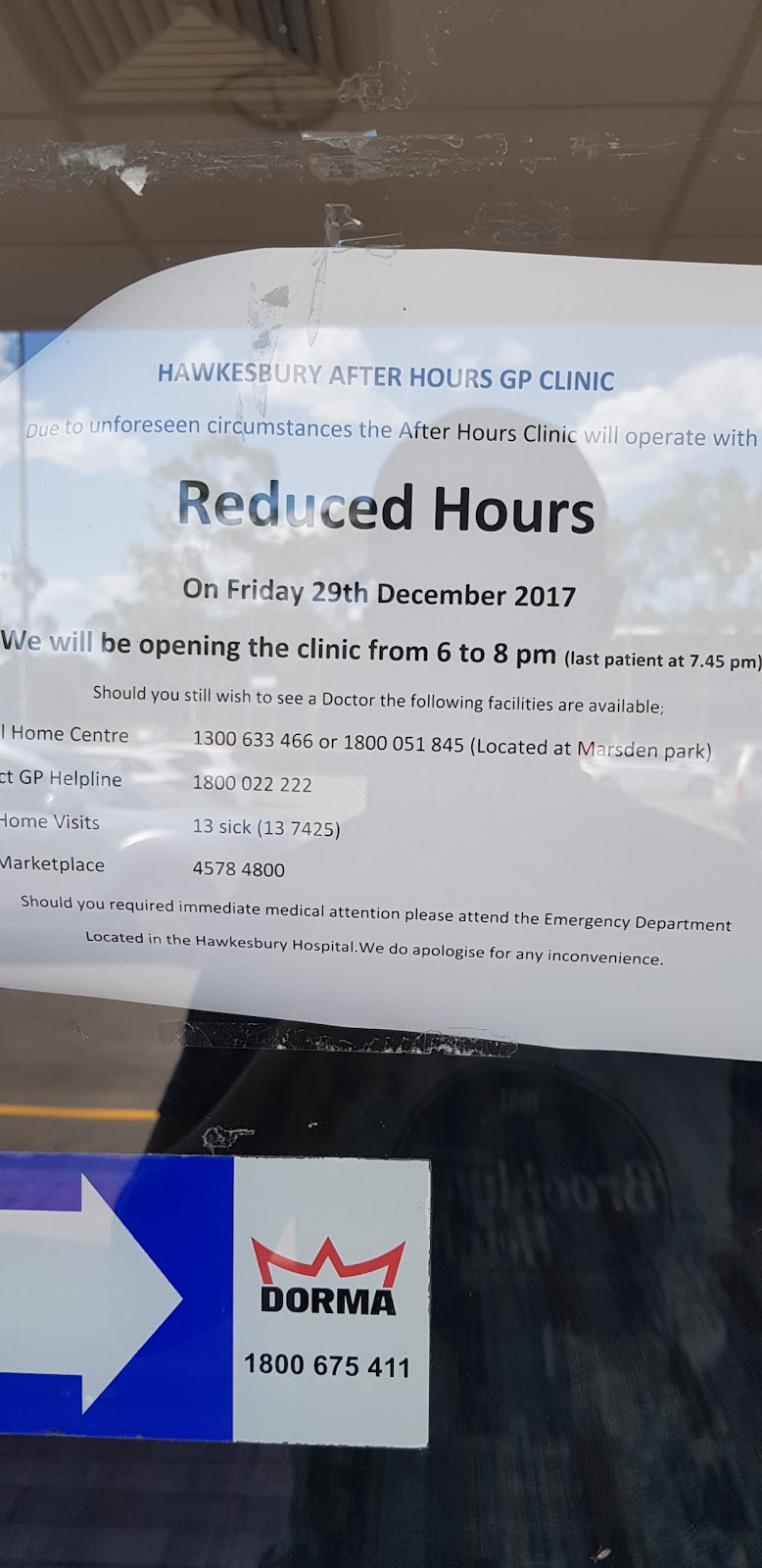 Hawkesbury After Hours Clinic | Windsor NSW 2756, Australia