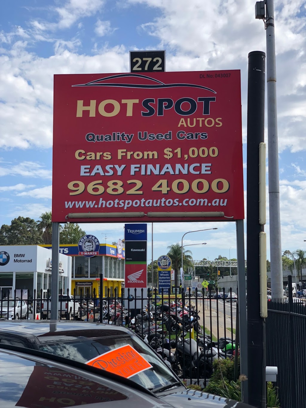 Hot Spot Autos Granville | car dealer | 272 Parramatta Rd, Granville NSW 2142, Australia | 0296824000 OR +61 2 9682 4000