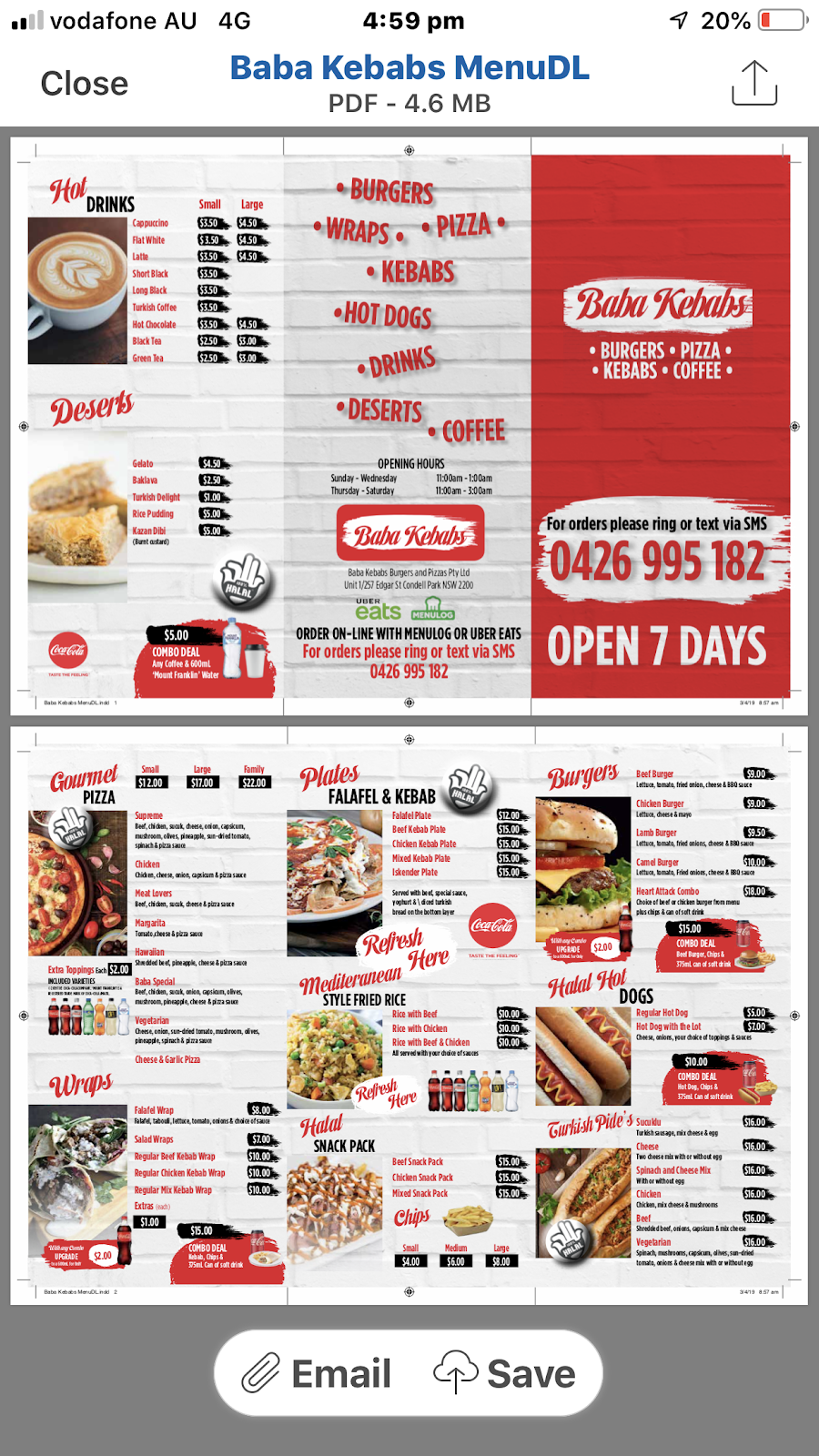Baba kebabs | meal takeaway | Unit 1/257 Edgar St, Condell Park NSW 2200, Australia | 0426995182 OR +61 426 995 182