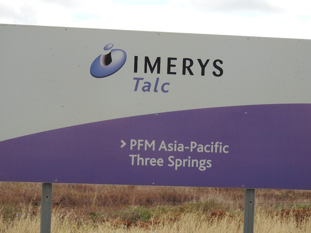 Imerys Talc Mine |  | 21 Glyde St, Three Springs WA 6519, Australia | 0899543020 OR +61 8 9954 3020