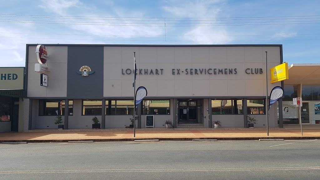 Lockhart Ex-Servicemens Club |  | 87 Green St, Lockhart NSW 2656, Australia | 0269205291 OR +61 2 6920 5291