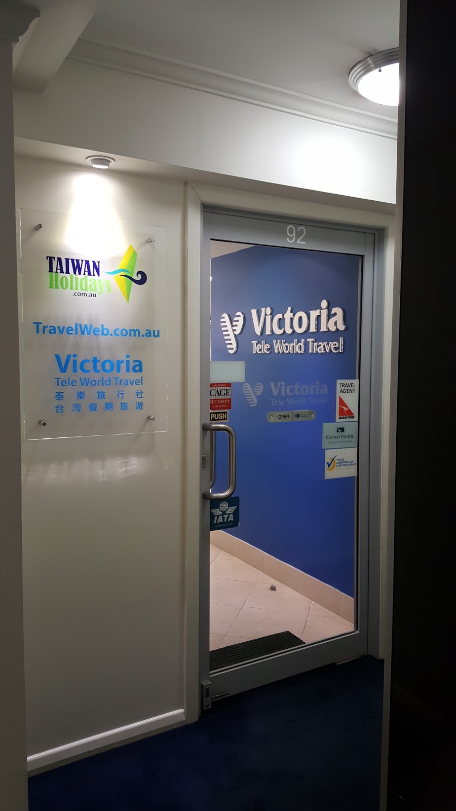 Victoria Tele World Travel Sydney | travel agency | 515 Kent St, Sydney NSW 2000, Australia | 0292671308 OR +61 2 9267 1308