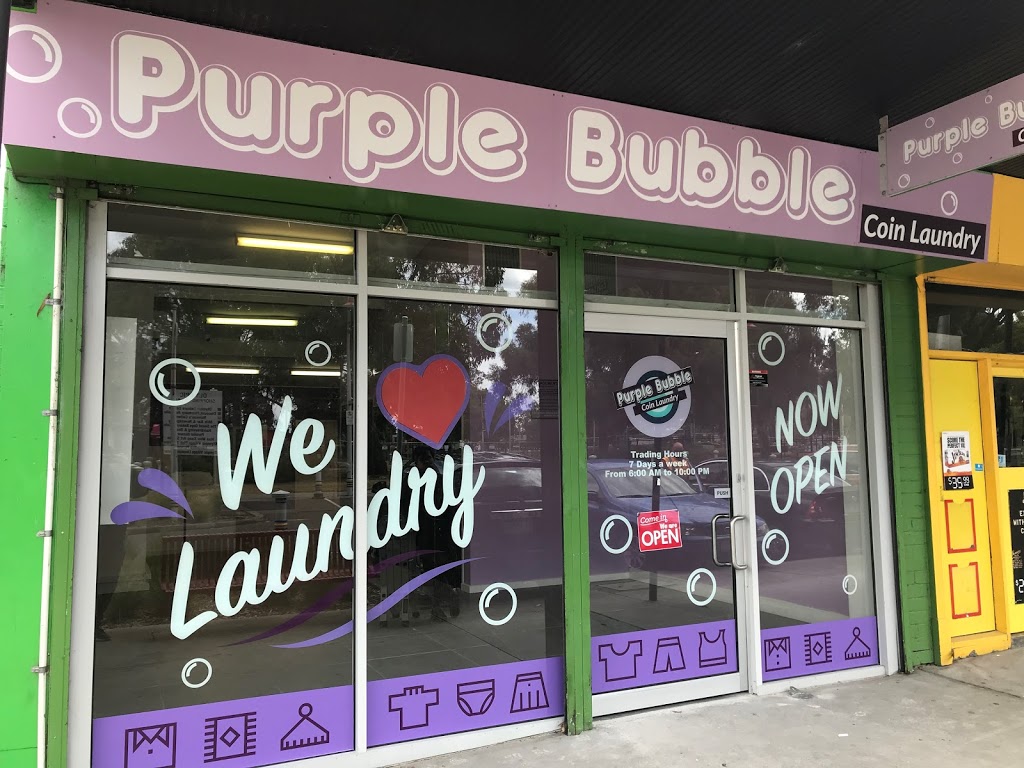 Purple Bubble Coin Laundry | laundry | 1 Moresby Ct, Heidelberg West VIC 3081, Australia