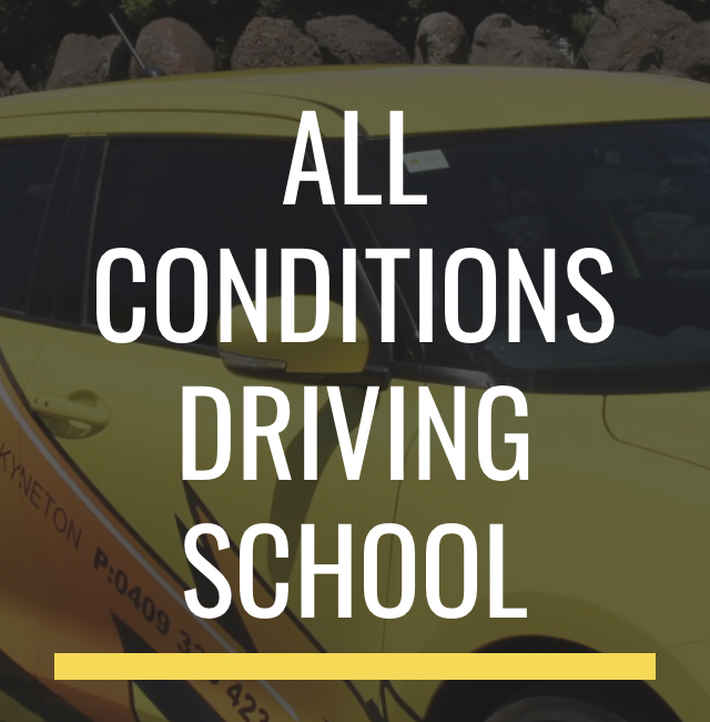 All Conditions Driving School | 14 Tattersall Dr, Kyneton VIC 3444, Australia | Phone: 0409 333 423