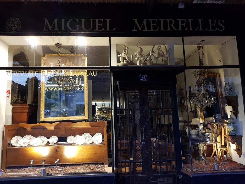 Miguel Meirelles Antiques | 1379 Malvern Rd, Malvern VIC 3144, Australia | Phone: (03) 9822 6886