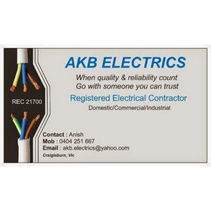 AKB ELECTRICS | electrician | Craigieburn VIC 3064, Australia | 0404251667 OR +61 404 251 667