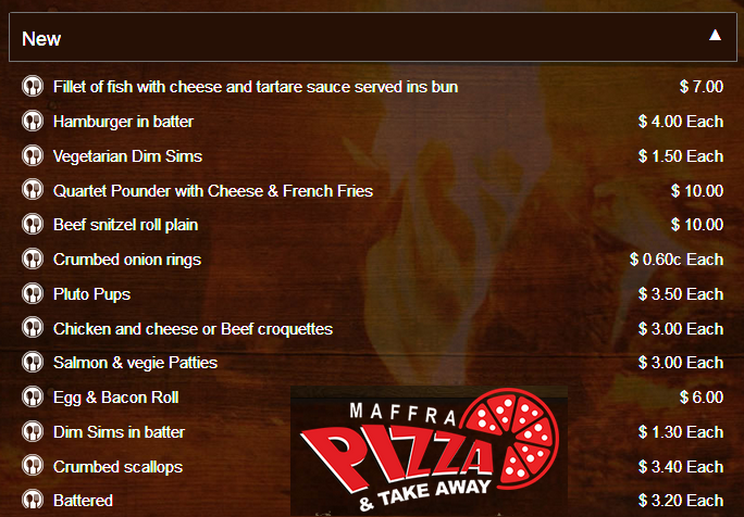 Maffra Pizza and Take Away | meal takeaway | 181A Johnson St, Maffra VIC 3860, Australia | 0351472977 OR +61 3 5147 2977