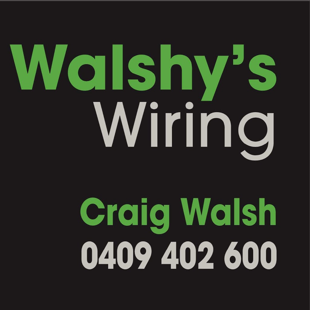 Walshys Wiring | electrician | 28 Baldry St, Mansfield VIC 3722, Australia | 0409402600 OR +61 409 402 600