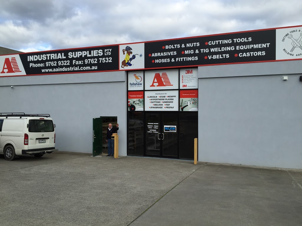 A&A Industrial Supplies PTY LTD | 15/17 London Dr, Bayswater VIC 3153, Australia | Phone: (03) 9762 9322