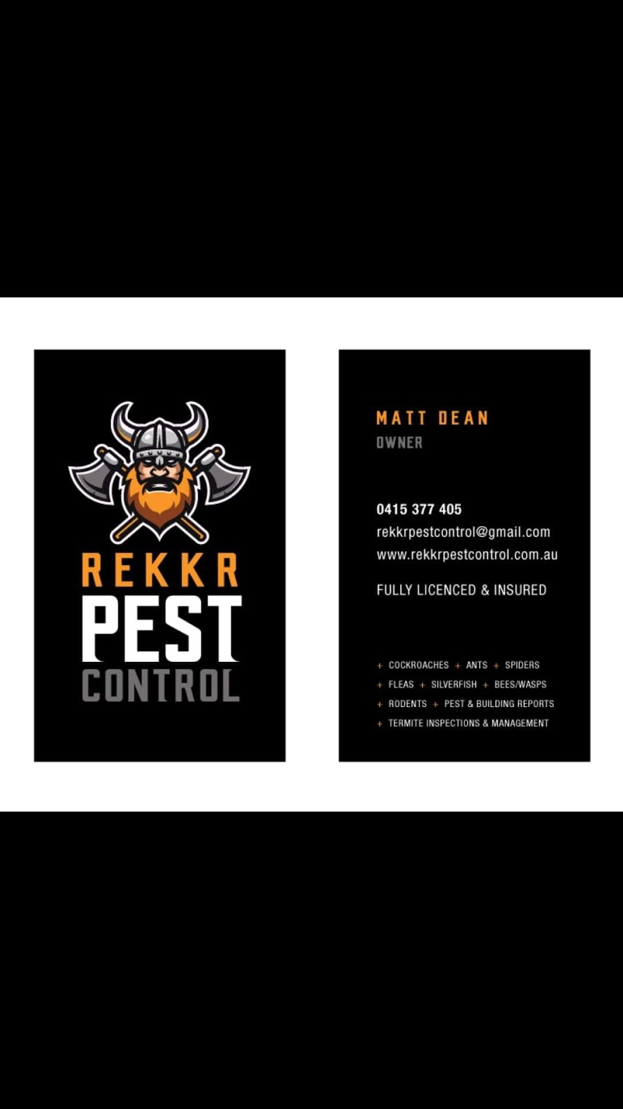 Rekkr pest control | 33 Nathaniel Parade, Kings Langley NSW 2147, Australia | Phone: 0415 377 405