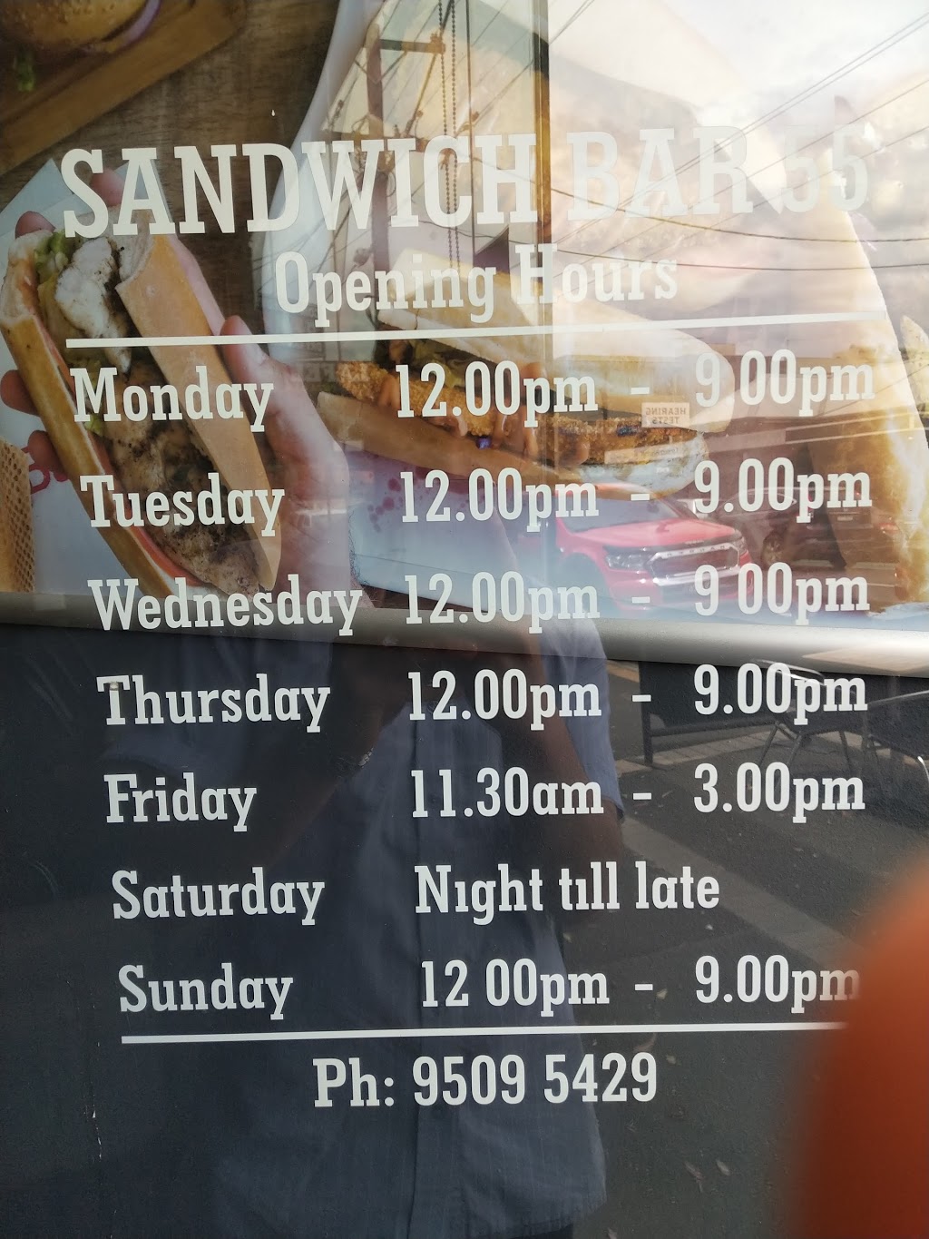 Sandwich Bar 55 | 55E Kooyong Rd, Caulfield North VIC 3161, Australia | Phone: (03) 9509 5429