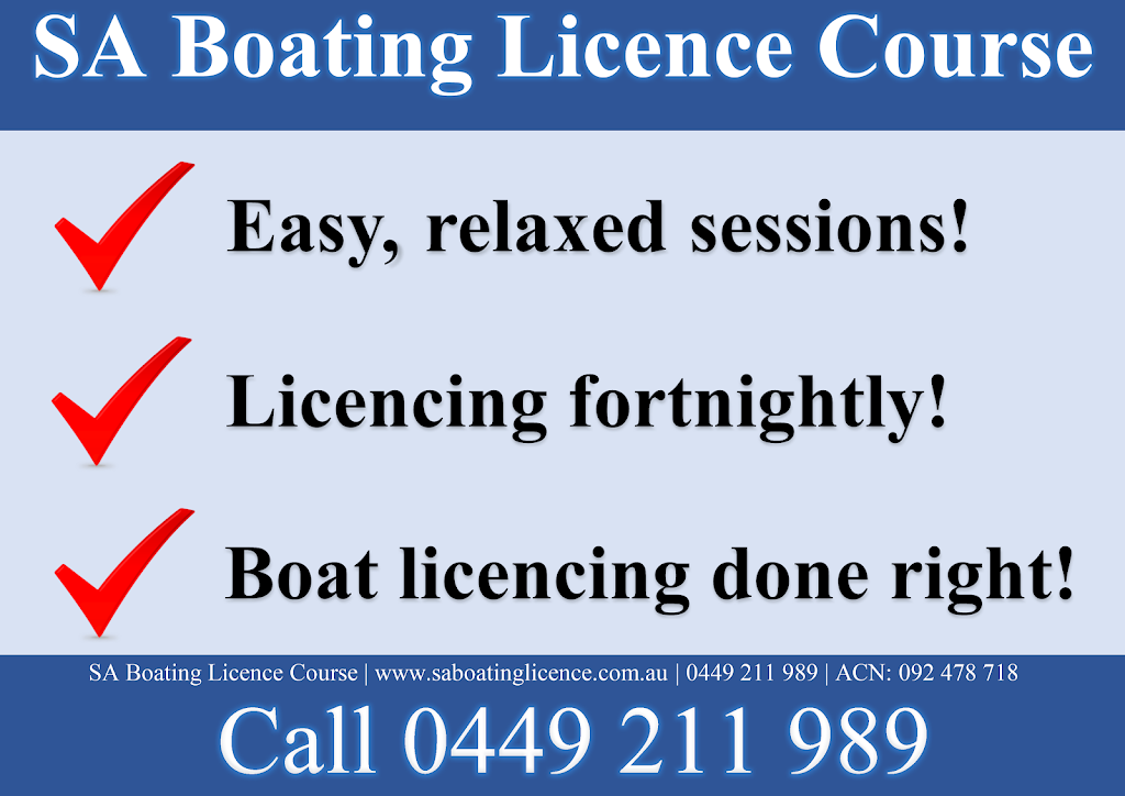 Murray Bridge Boat Licence | school | 212 Adelaide Rd, Murray Bridge SA 5253, Australia | 0449211989 OR +61 449 211 989