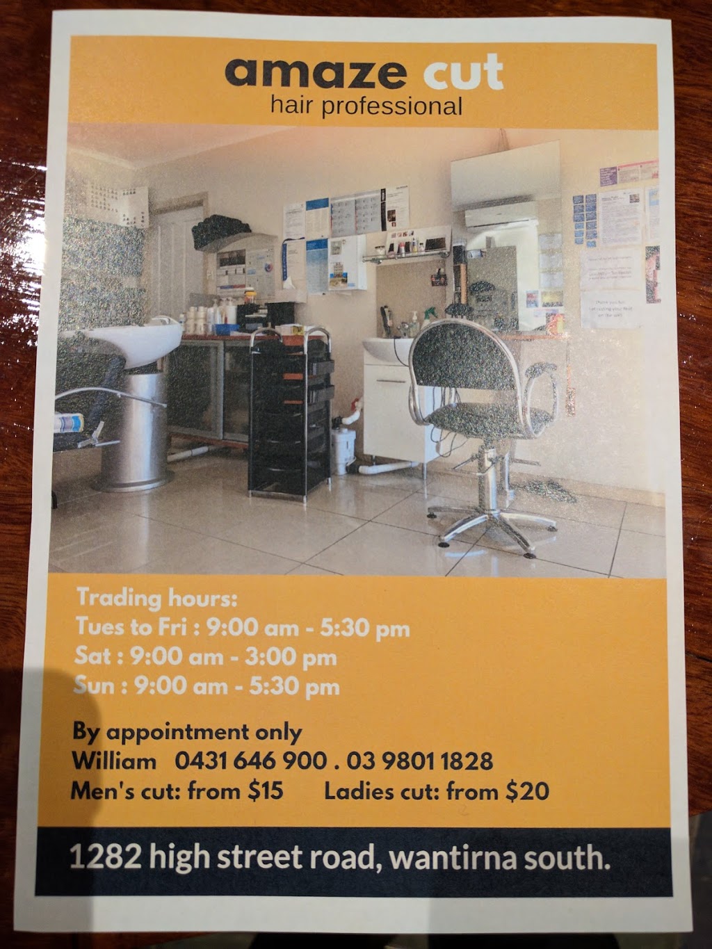 AmazeCut | hair care | 1282 High St Rd, Wantirna South VIC 3152, Australia | 0431646900 OR +61 431 646 900