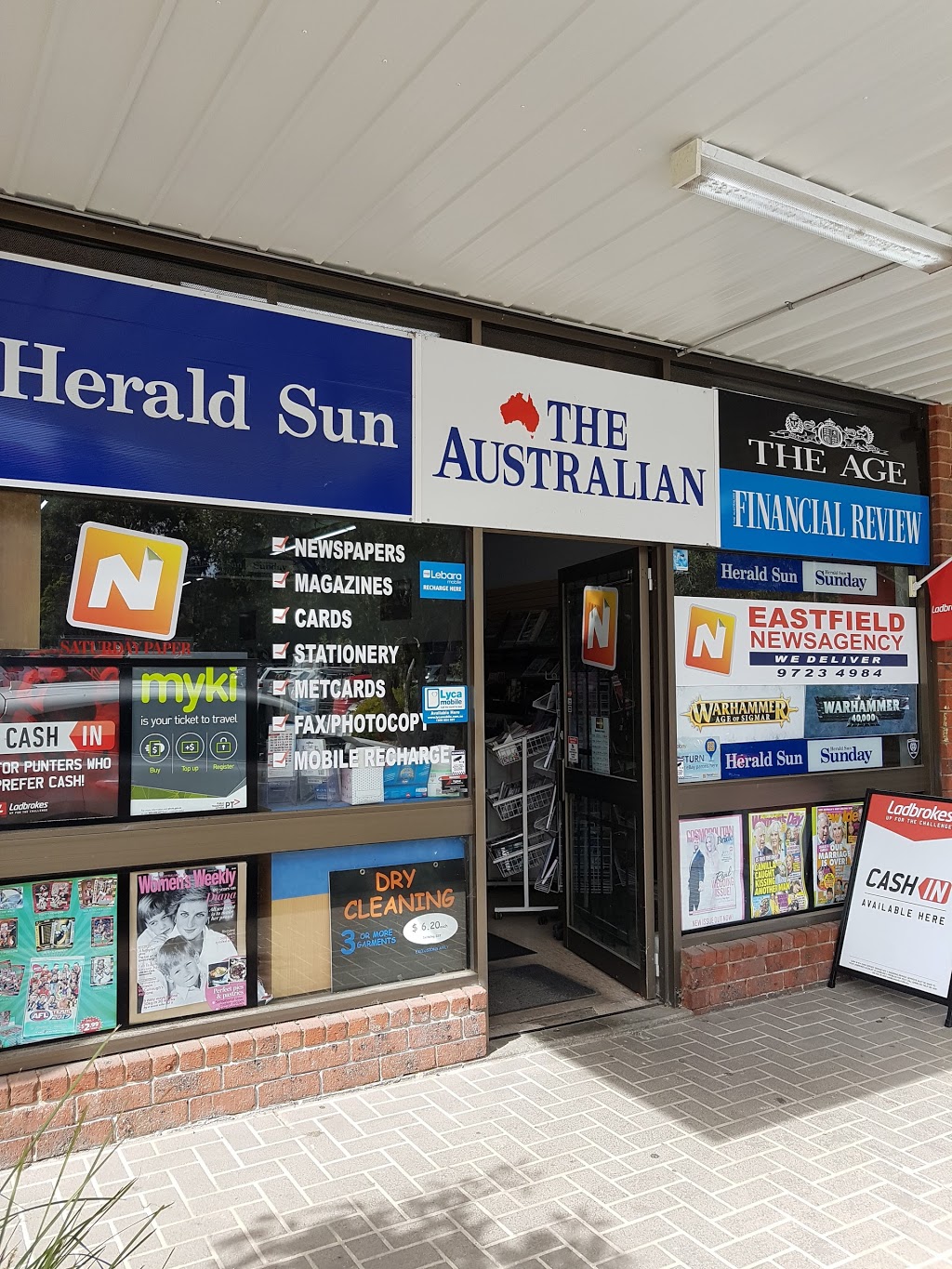 Eastfield South Croydon Newsagency | 7 The Mall, Croydon South VIC 3136, Australia | Phone: (03) 9723 4984