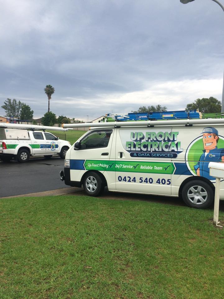 Up Front Electrical & Data Services | 30 Lady Jamison Dr, Glenmore Park NSW 2745, Australia | Phone: 0424 540 405