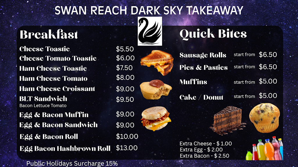 Swan Reach Dark Sky Takeaway | 2 Victoria St, Swan Reach SA 5354, Australia | Phone: 0468 858 501