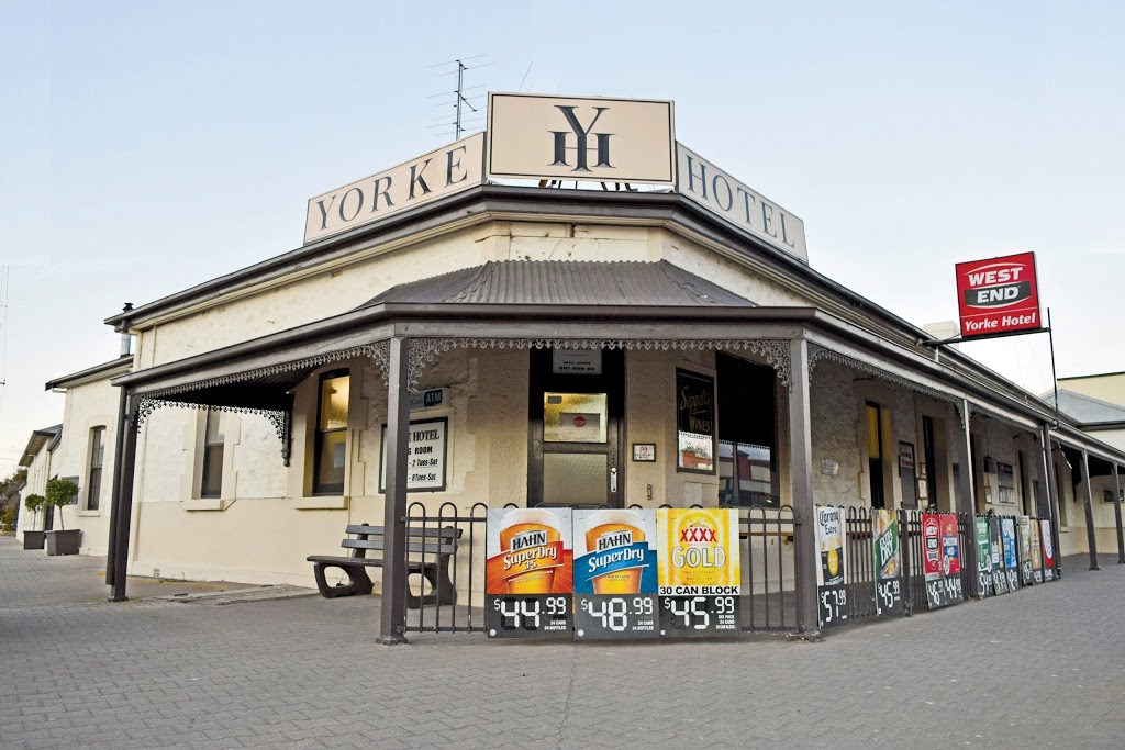 Yorke Hotel | restaurant | 1 Warooka Rd, Yorketown SA 5576, Australia | 0888521221 OR +61 8 8852 1221