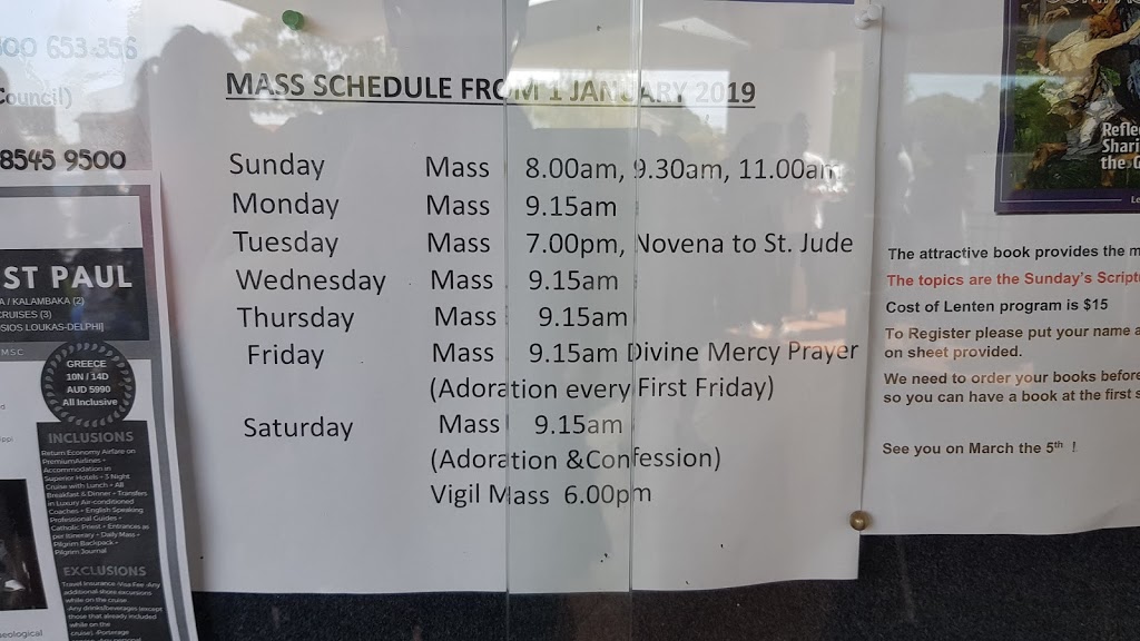 St Andrews Catholic Church | 76 Springs Rd, Clarinda VIC 3169, Australia | Phone: (03) 9551 5666