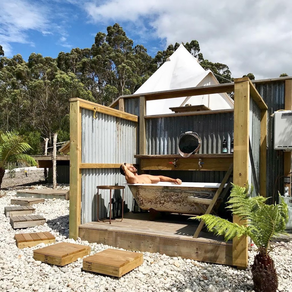 GLAMP SANDRIDGE | campground | 191 Sisters Beach Rd, Boat Harbour TAS 7321, Australia | 0438378796 OR +61 438 378 796