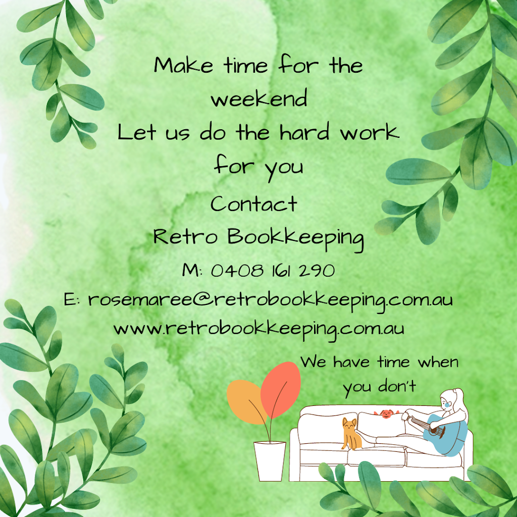 Retro Bookkeeping | 13 Westbrook Parade, Gorokan NSW 2263, Australia | Phone: 0408 161 290