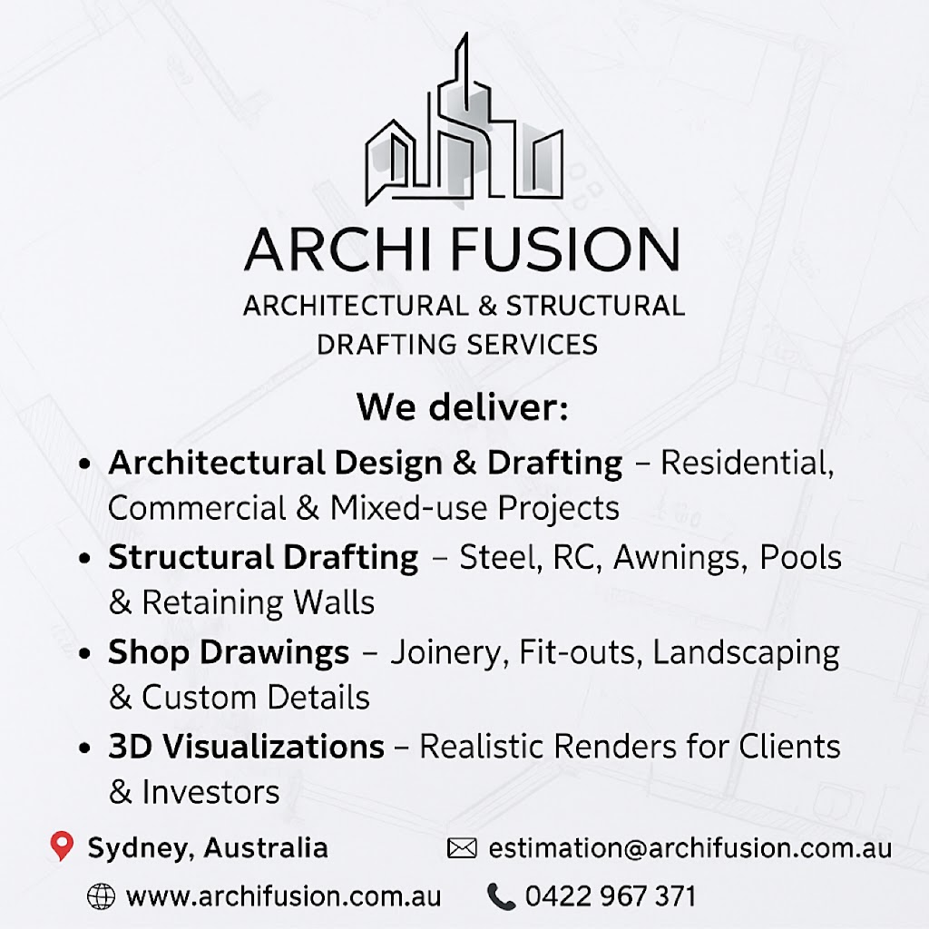 ArchiFusion | 23 Victory Rd, Colebee NSW 2761, Australia | Phone: 0422 967 371