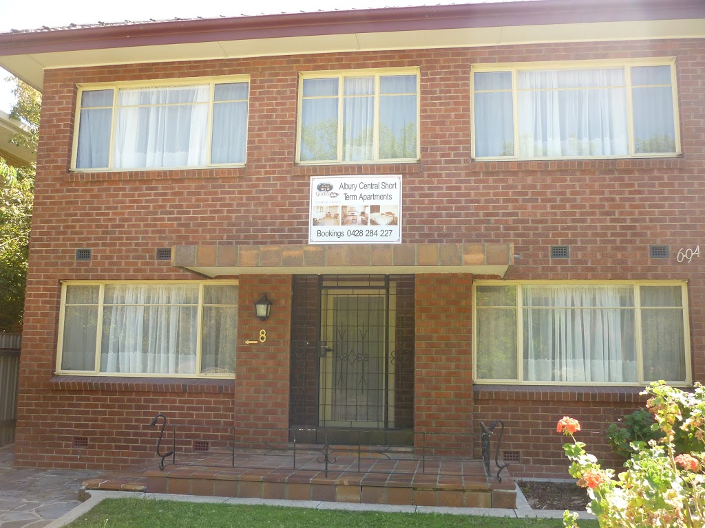 Albury Central Short Term Apartments | 694 Dean St, Albury NSW 2640, Australia | Phone: 0428 284 227