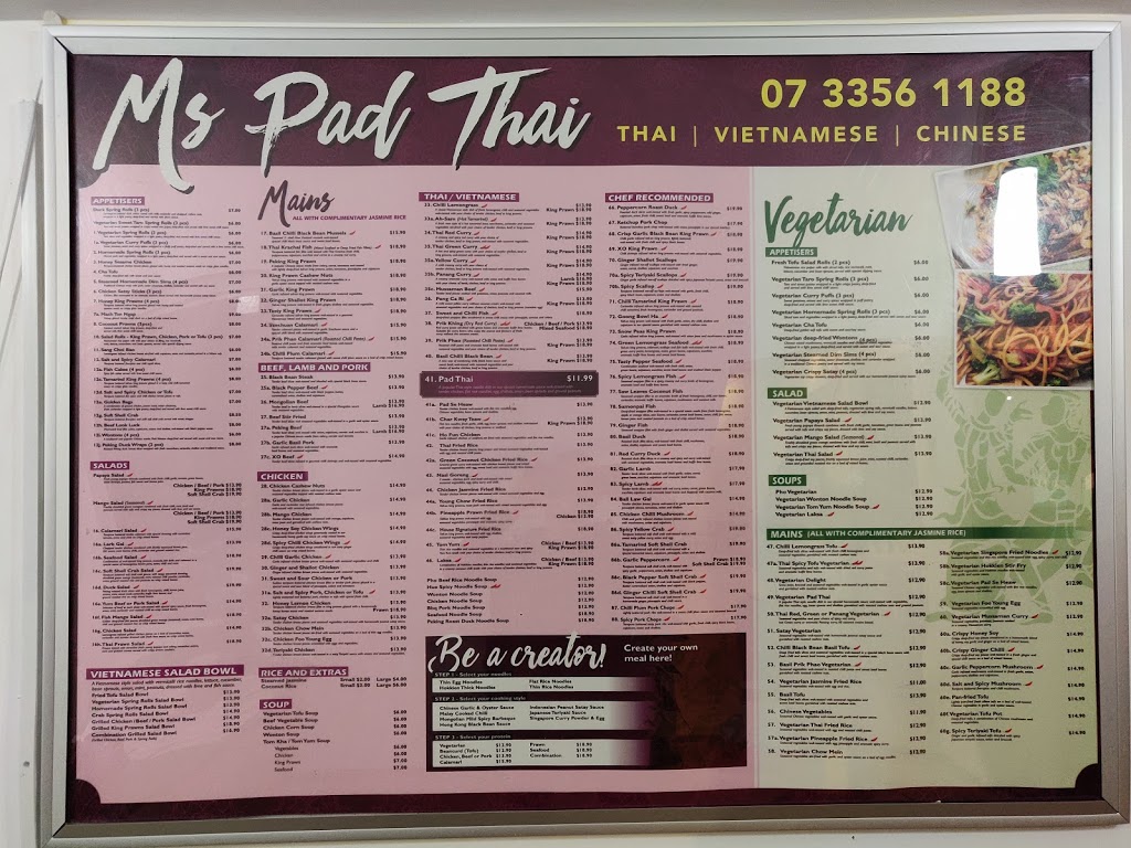 Ms Pad Thai | 74 Kedron Brook Rd, Wilston QLD 4051, Australia | Phone: (07) 3356 1188