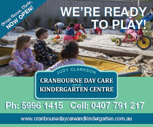 Cranbourne Daycare & Kindergarten Centre | school | 11 Oroya Grove, Clyde VIC 3978, Australia | 03599614155 OR +61 3 5996 1415 ext. 5