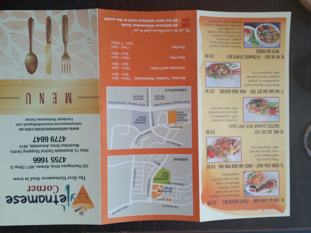 Vietnamese Corner Annandale | restaurant | 67 MacArthur Dr, Annandale QLD 4817, Australia | 0747796847 OR +61 7 4779 6847