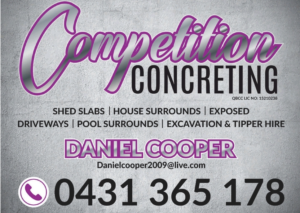 Competition Concreting | 14 Rivina Cct, Coomera QLD 4209, Australia | Phone: 0431 365 178