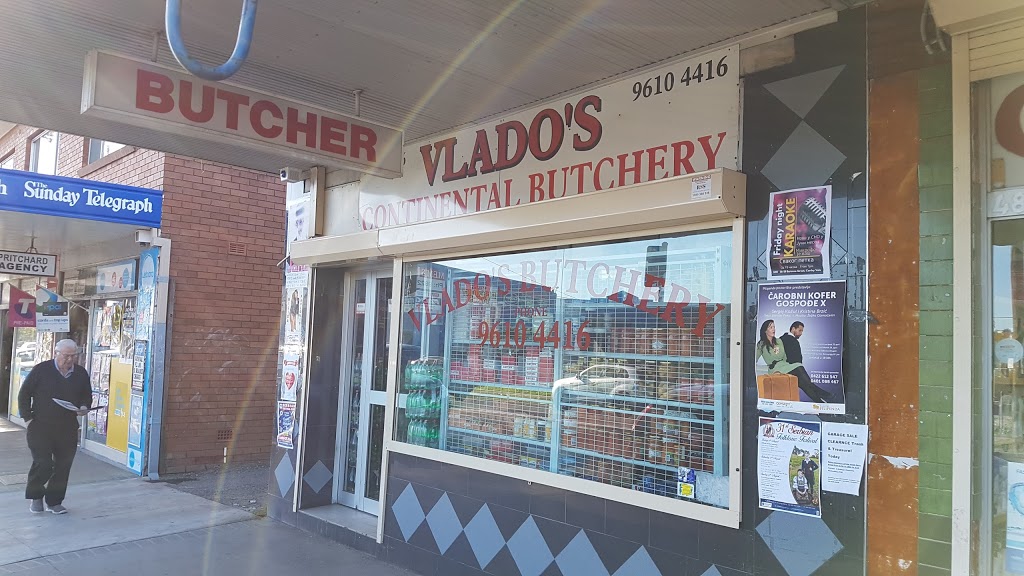 Vlados Continental Butchery | store | 46 Meadows Rd, Mount Pritchard NSW 2170, Australia | 0296104416 OR +61 2 9610 4416