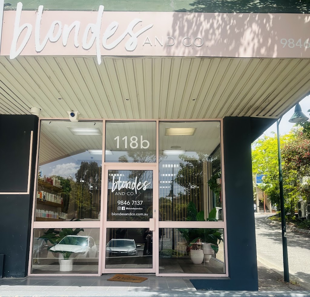 Blondes and Co | 118B James St, Templestowe VIC 3106, Australia | Phone: (03) 9846 7137