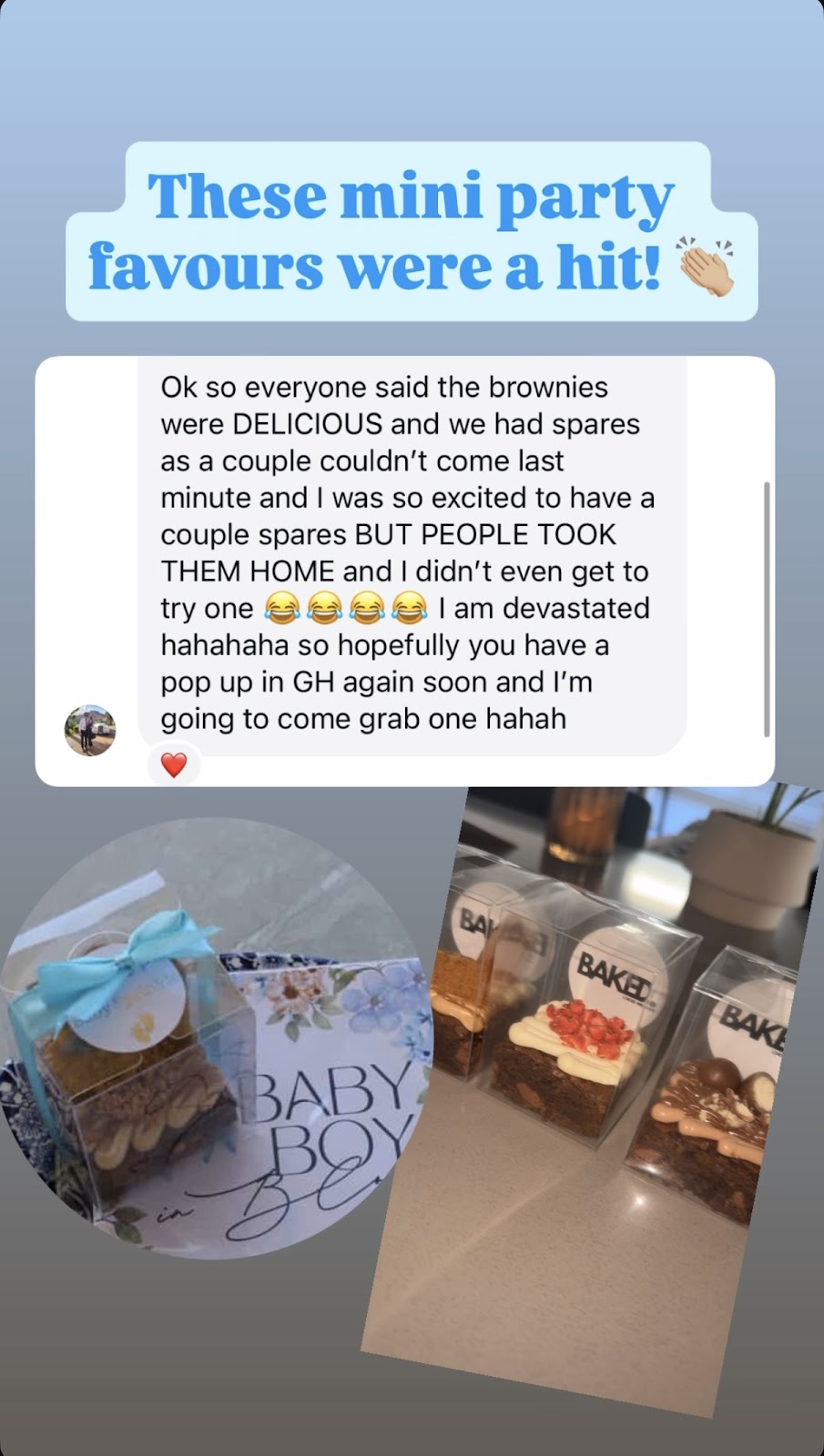 BAKED. Loaded Brownies | 0 Lentil St, Oran Park NSW 2570, Australia | Phone: 0450 050 674