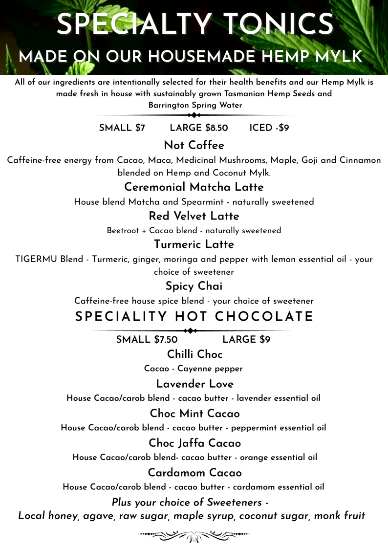 The Hemporium Cafe | 87 Young St, Carrington NSW 2294, Australia | Phone: 0411 483 895