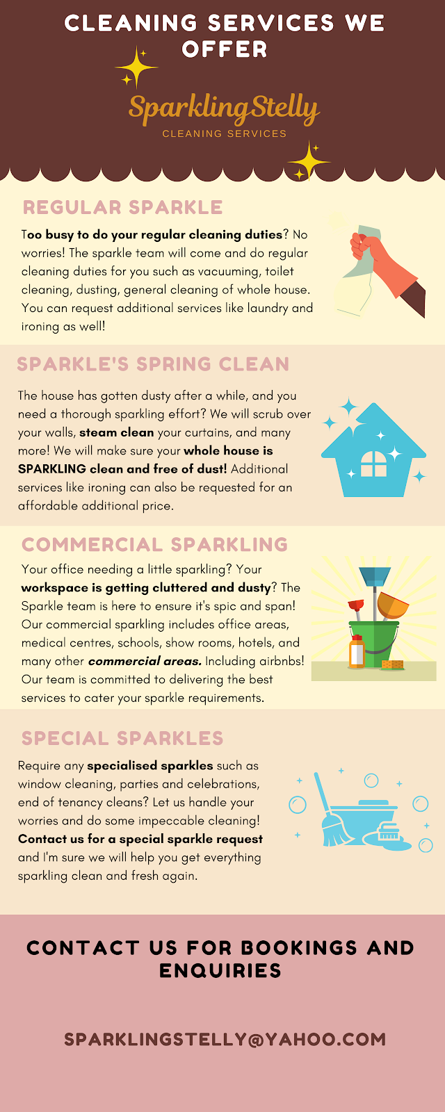 Sparkling Stelly Cleaning Services |  | Vista Ave, Copacabana NSW 2251, Australia | 0410721683 OR +61 410 721 683