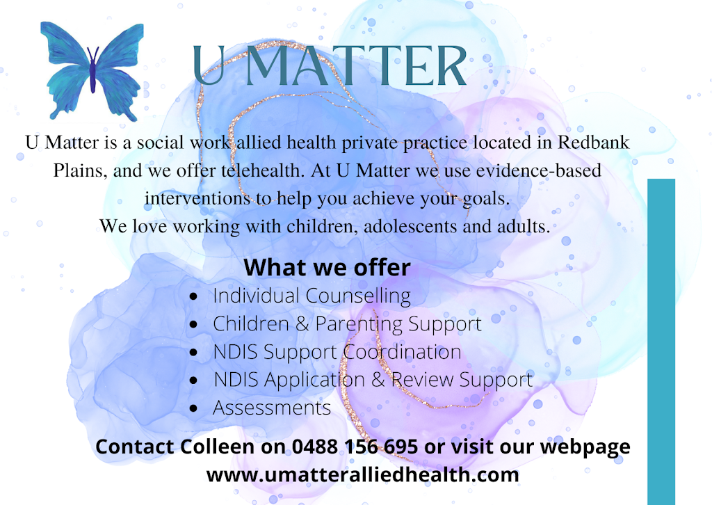 U Matter | health | Sapphire Cres, Redbank Plains QLD 4301, Australia | 0488156695 OR +61 488 156 695