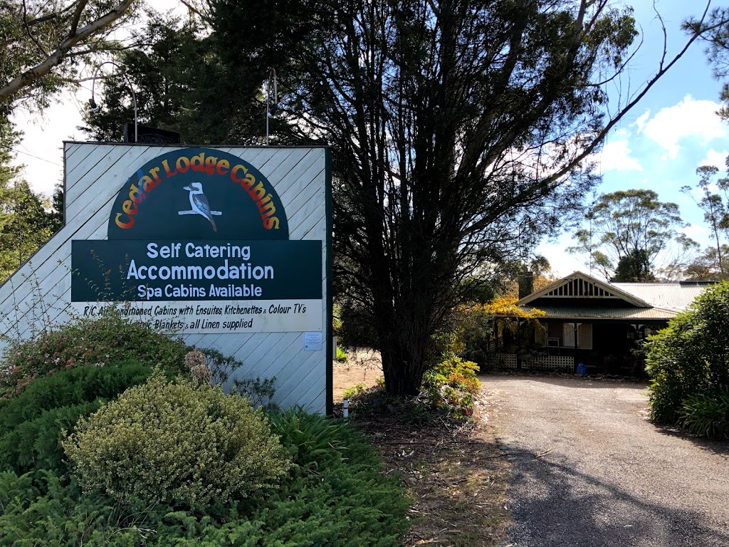 Cedar Lodge Cabins | real estate agency | 42 Great Western Hwy, Mount Victoria NSW 2786, Australia | 0247871256 OR +61 2 4787 1256