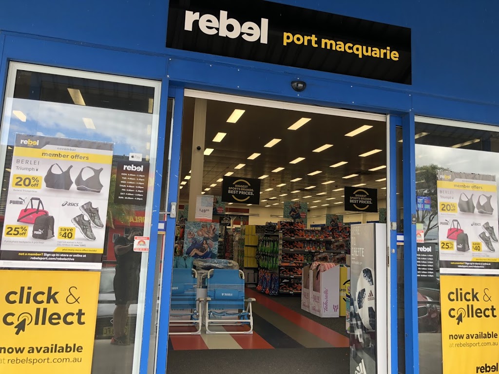 rebel Port Macquarie (138 Gordon St) Opening Hours