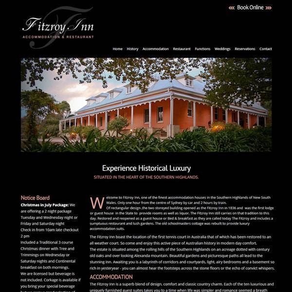 Fitzroy Inn | lodging | 1 Ferguson Cres, Mittagong NSW 2575, Australia | 0248723457 OR +61 2 4872 3457