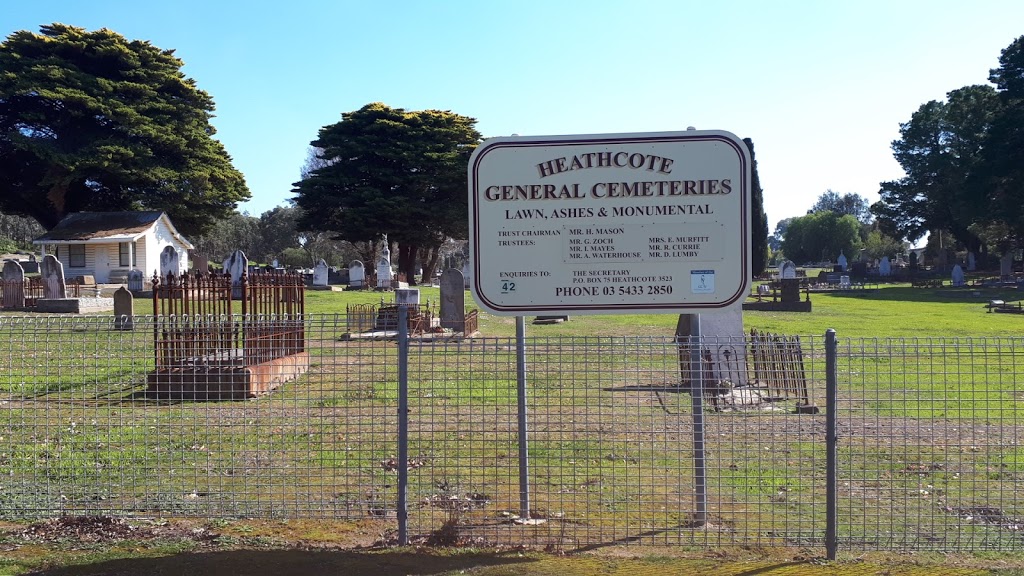 Heathcote General Cemetery | cemetery | Pohlman St, Heathcote VIC 3523, Australia